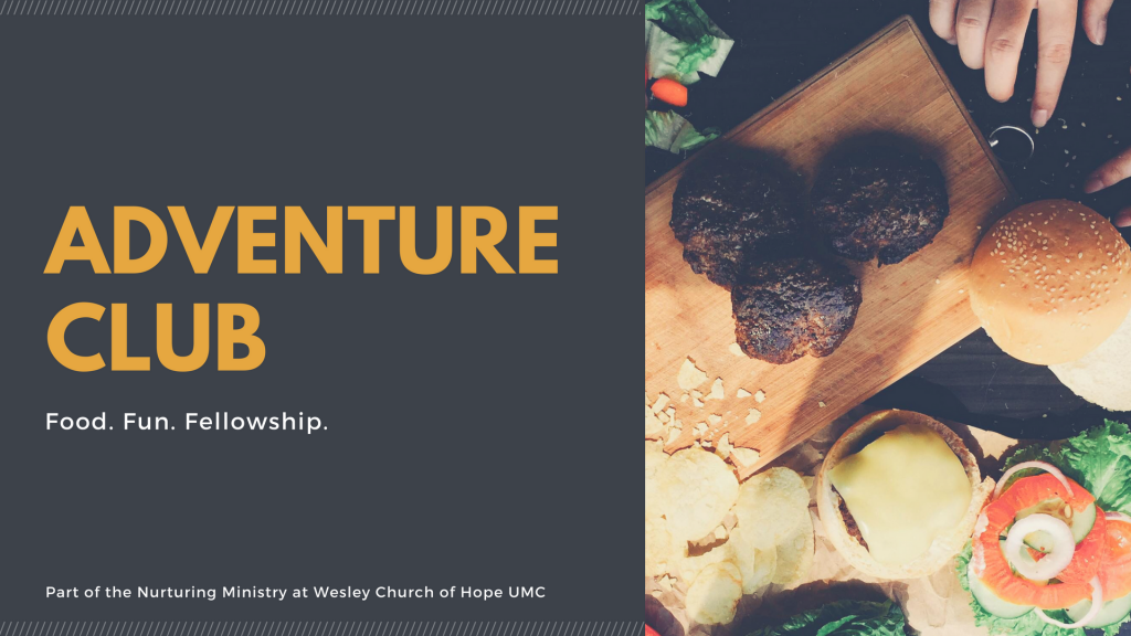 Adventure Club - Nurturing Ministry at Wesley Church of Hope