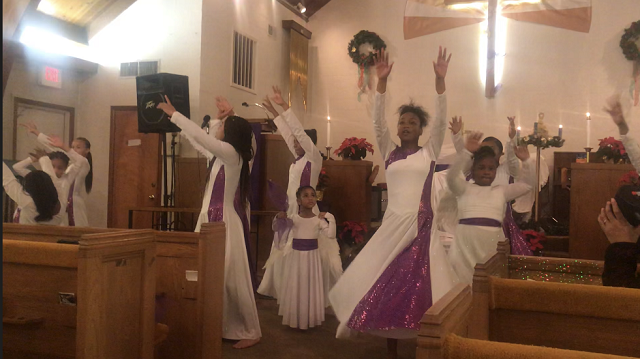 Dance Ministry performs Mary's Story