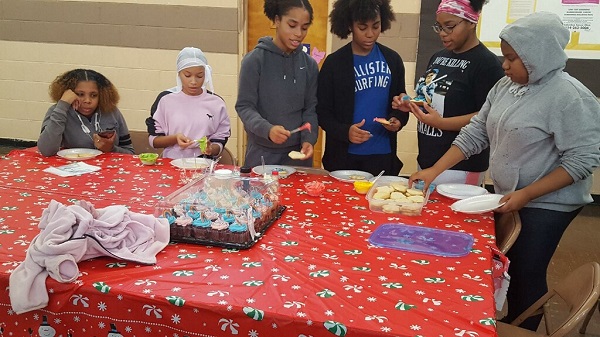 Dance Ministry decorates cookies before attending The Nutcracker