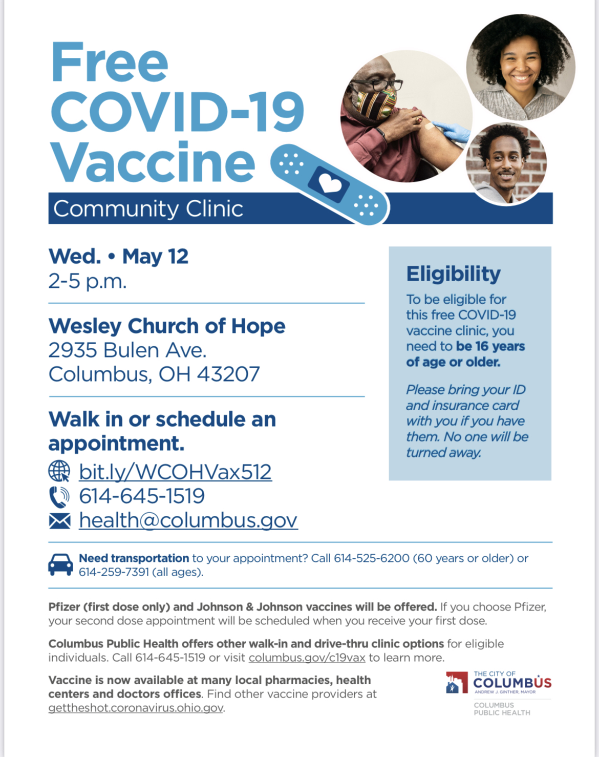 COVID19 Vaccine Clinic May 12, 2021