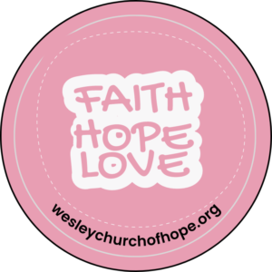 Faith Hope Love Button
