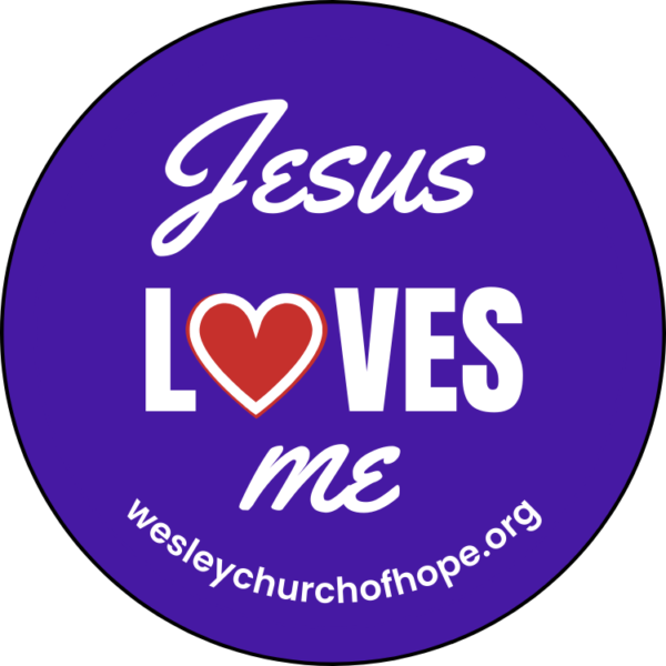 Jesus Loves Me Button