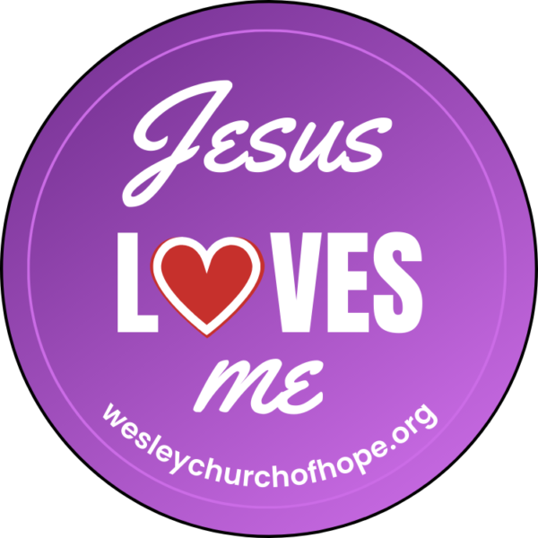 Jesus Loves Me Button