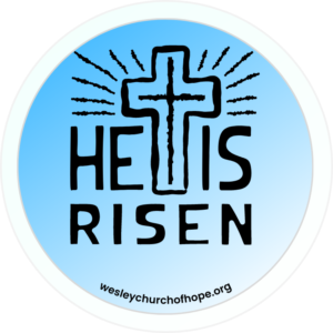 He is Risen button