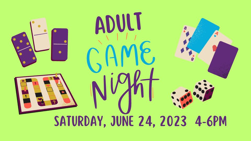 Adult Game Night at Wesley Church of Hope